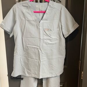 Ice Blue Figs Scrubs